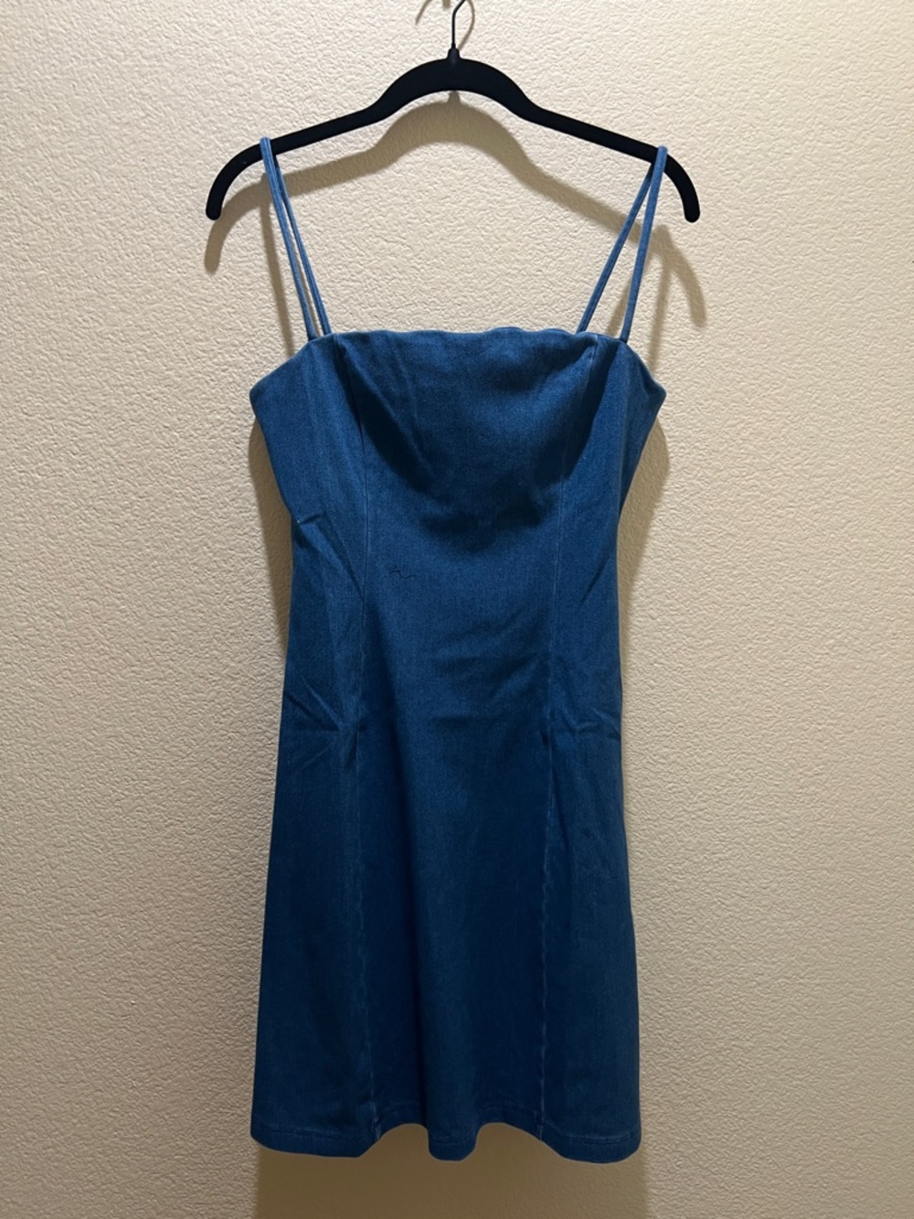 Susana Monaco Dark Blue Denim Mini Slip Dress